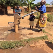 Bore hole no more walking for water
